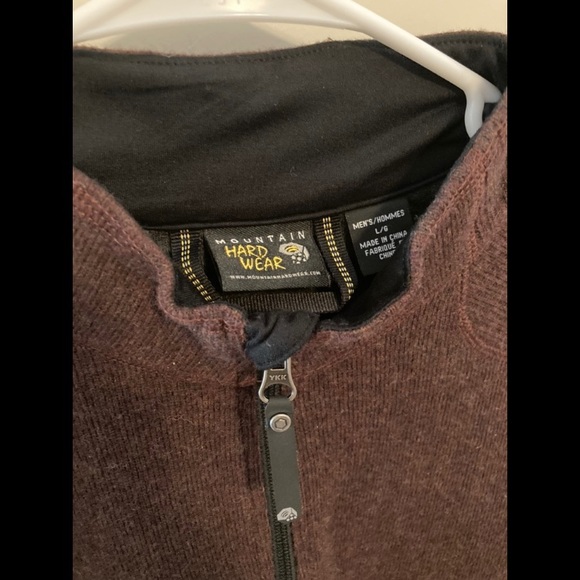 Mountain Hardwear Quarter Zip Sweater, Size L - Picture 2 of 4